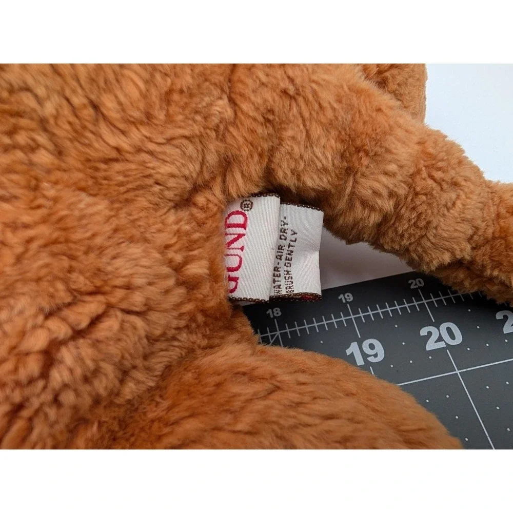 Gund Marvel Dog Plush Puppy Brown Black Flat‎ 5335 16 Inch Long Stuffed Animal